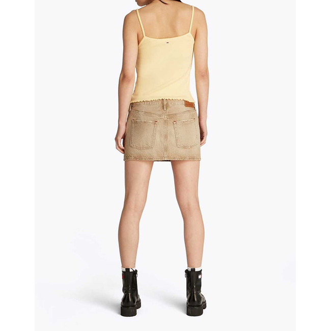 Product TOMMY JEANS TJW SLIM SCALLOP RIB TOP base image
