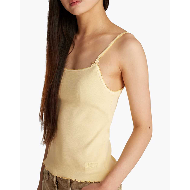 Product TOMMY JEANS TJW SLIM SCALLOP RIB TOP base image