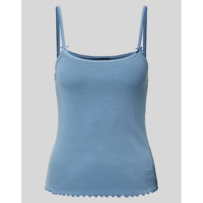 Product TOMMY JEANS TJW SLIM SCALLOP RIB TOP base image