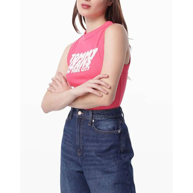 Product TOMMY JEANS TJW SLIM SH TJ BUBBLE TANK base image