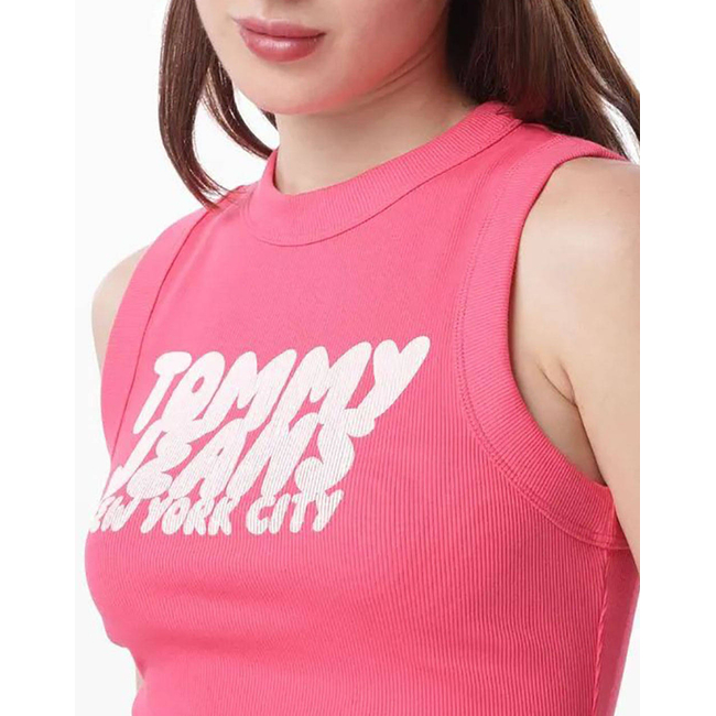 Product TOMMY JEANS TJW SLIM SH TJ BUBBLE TANK base image