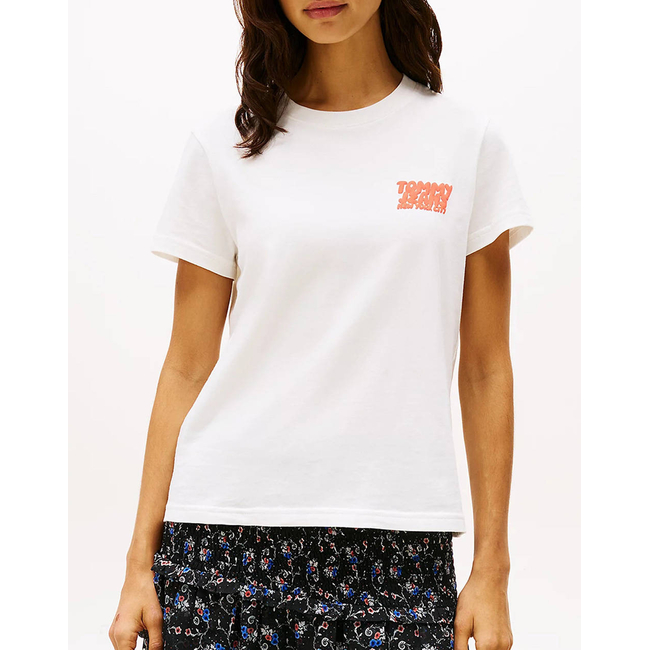 Product TOMMY JEANS TJW REG TJ BUBBLE TEE base image