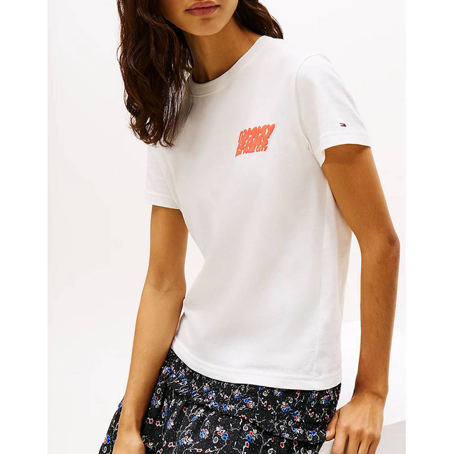 Product TOMMY JEANS TJW REG TJ BUBBLE TEE base image