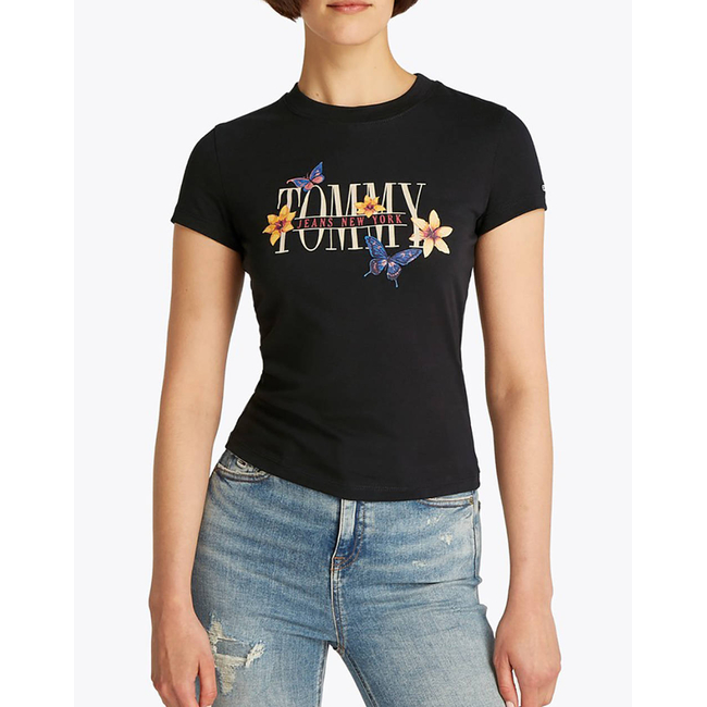 Product TOMMY JEANS TJW SLIM TJ BUTTERFLY TEE base image