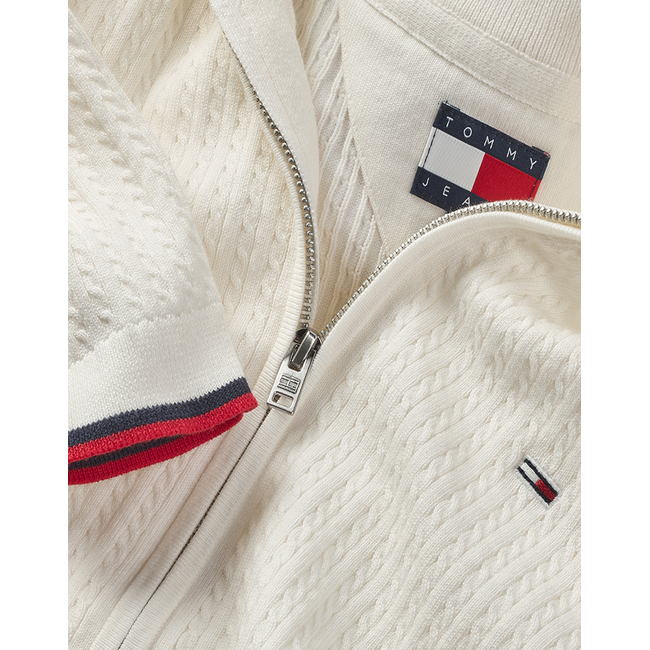 Product TOMMY JEANS TJW CABLE ZIP THRU CARDIGAN base image
