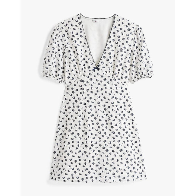 Product TOMMY JEANS TJW SS CREPE MINI DRESS base image