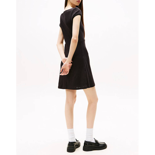 Product TOMMY JEANS TJW POINTELLE A-LINE DRESS EXT base image