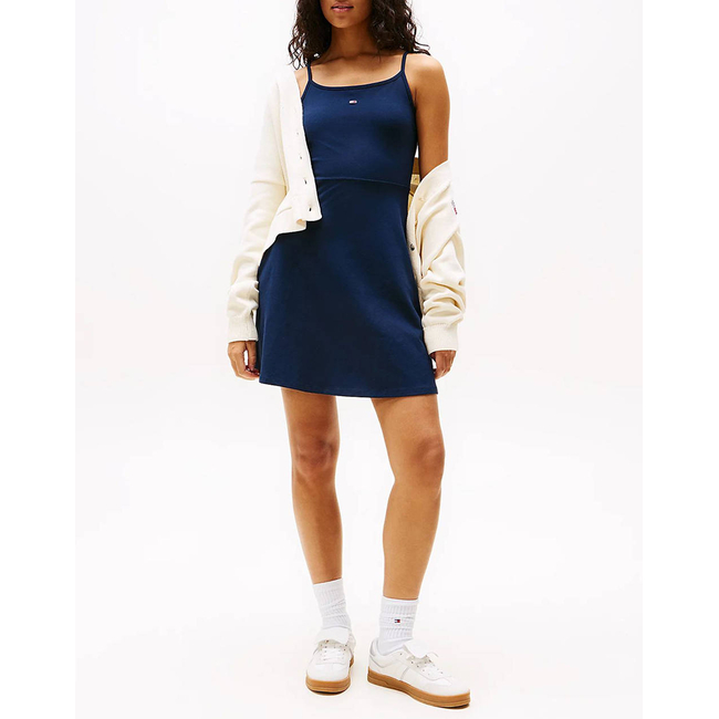 Product TOMMY JEANS TJW ESSENTIAL STRAP FLARE DRESS base image