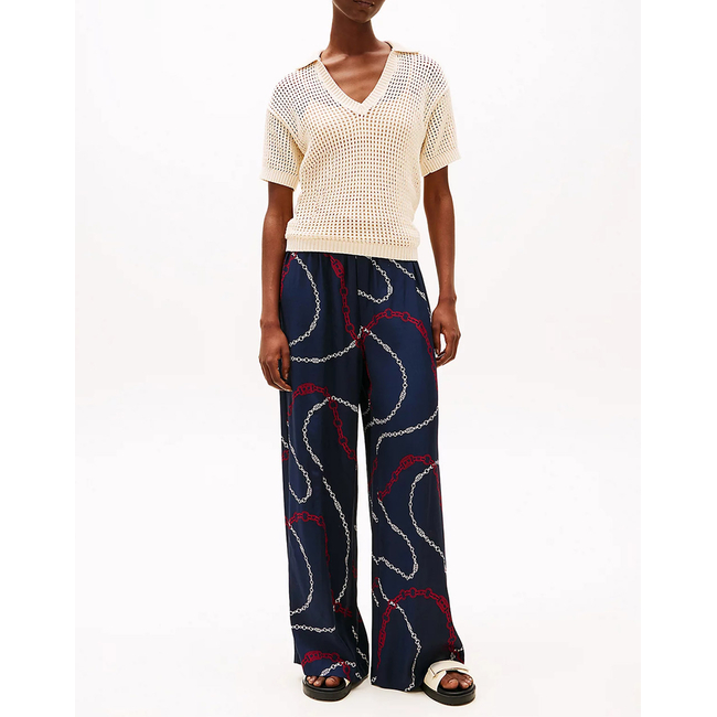 Product TOMMY HILFIGER SOFT VISCOSE WOVEN PANTS base image