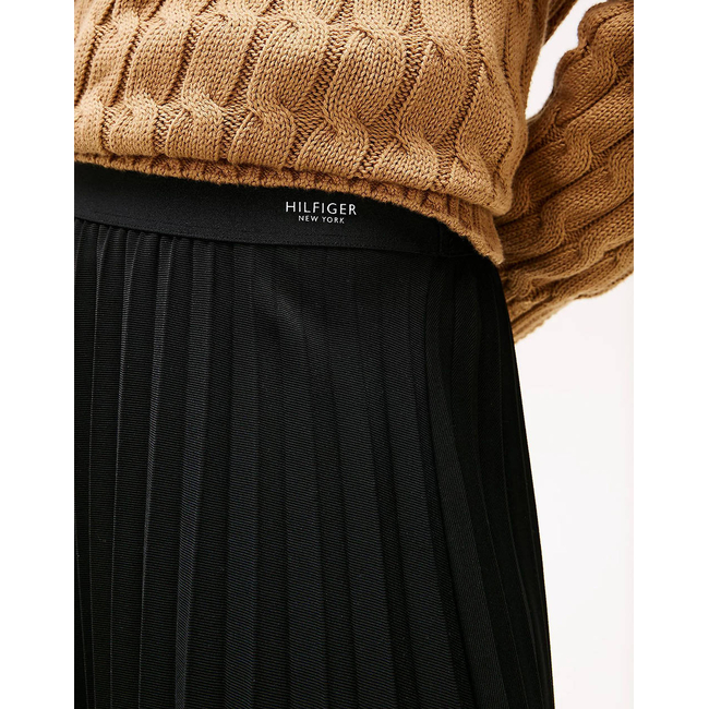 Product TOMMY HILFIGER FLUID PLEATED PULL ON MIDI SKIRT base image