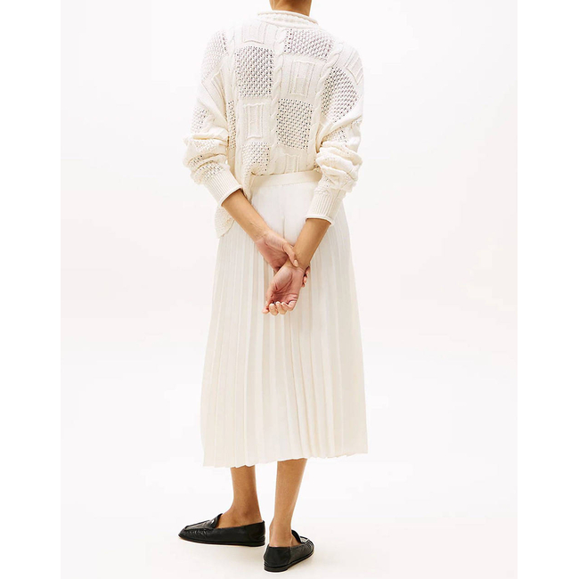 Product TOMMY HILFIGER FLUID PLEATED PULL ON MIDI SKIRT base image