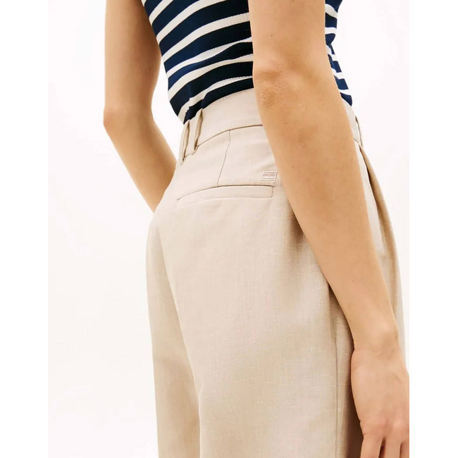 Product TOMMY HILFIGER LINEN MIX PLEATED SHORT base image