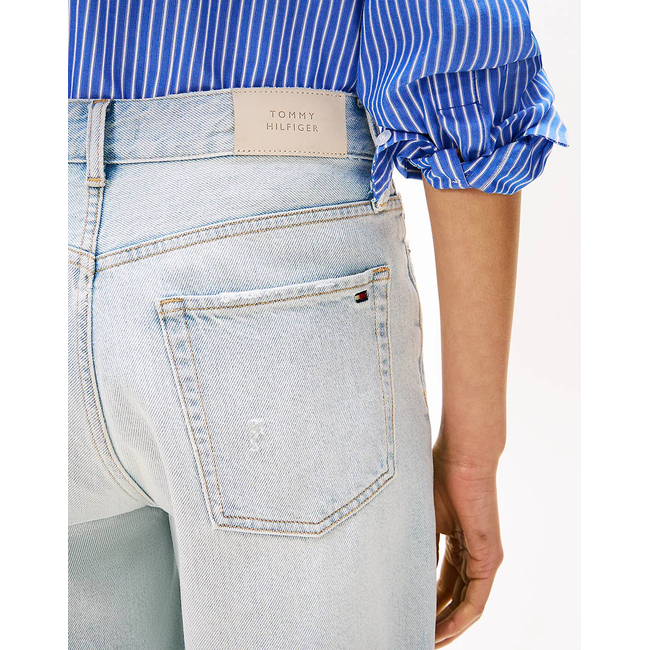 Product TOMMY HILFIGER DNM BERMUDA SHORT HW SKY base image