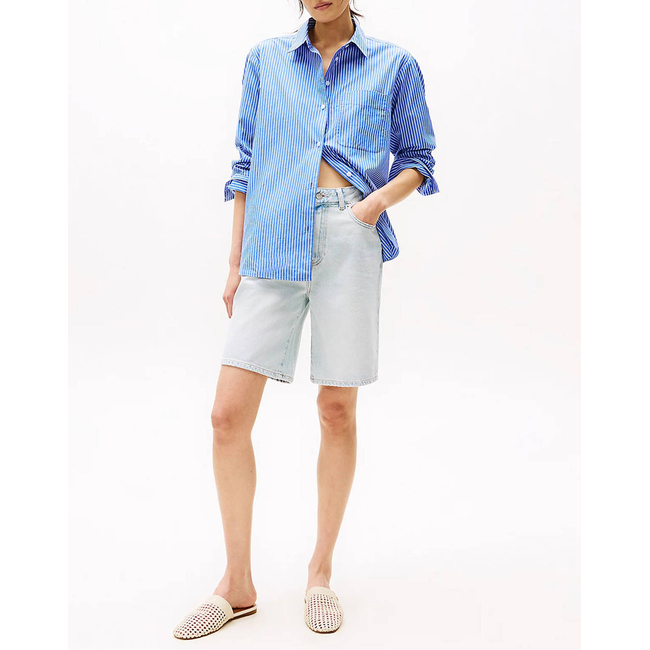 Product TOMMY HILFIGER DNM BERMUDA SHORT HW SKY base image