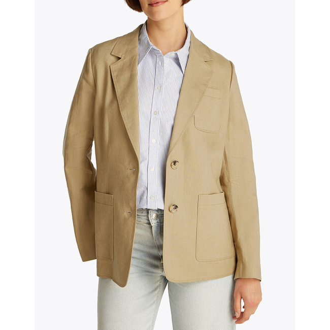 Product TOMMY HILFIGER ESS LINEN REGULAR SB BLAZER base image