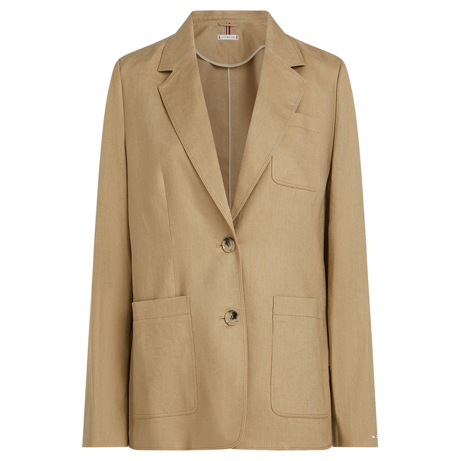 Product TOMMY HILFIGER ESS LINEN REGULAR SB BLAZER base image