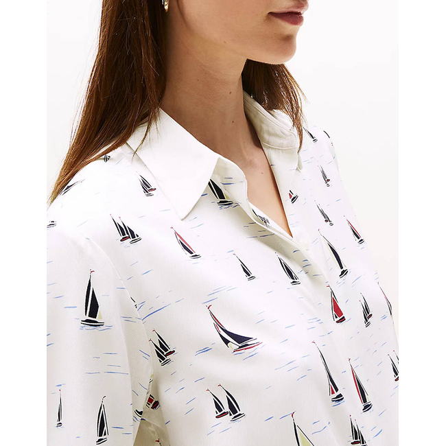 Product TOMMY HILFIGER FLUID VIS PRT REGULAR LS SHIRT base image