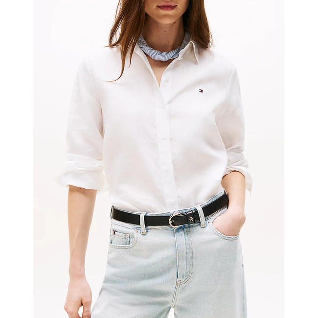 Product TOMMY HILFIGER ESS LINEN RELAXED SHIRT base image