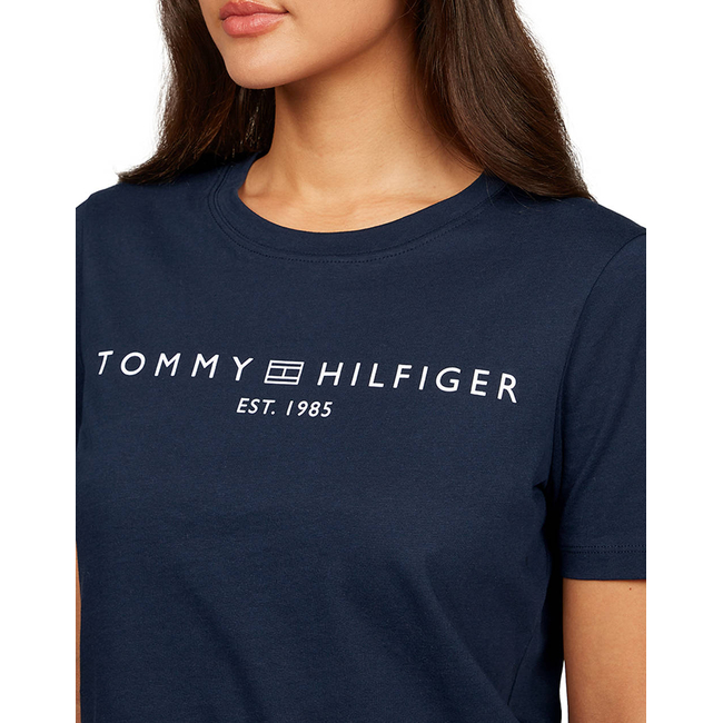 Product TOMMY HILFIGER REG CORP LOGO C-NK SS base image