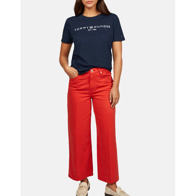 Product TOMMY HILFIGER REG CORP LOGO C-NK SS base image