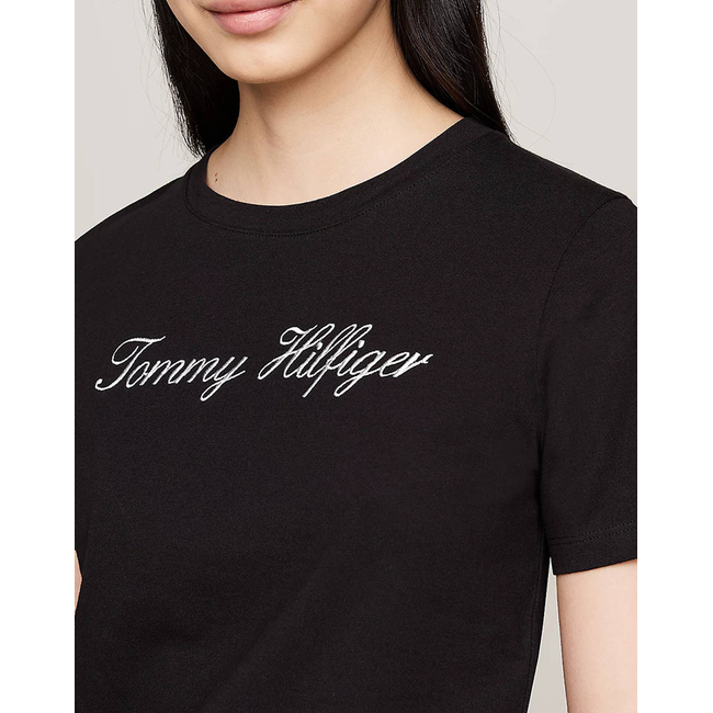 Product TOMMY HILFIGER NOS SCRIPT REGULAR C-NK SS base image