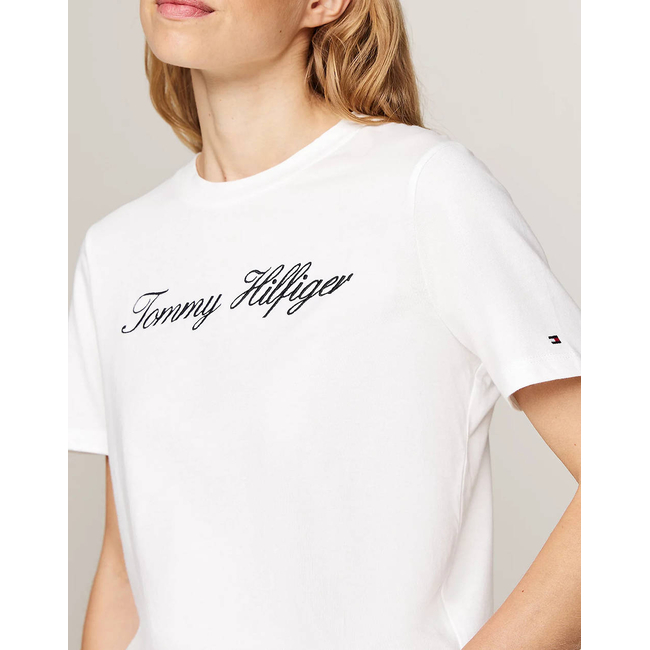 Product TOMMY HILFIGER NOS SCRIPT REGULAR C-NK SS base image
