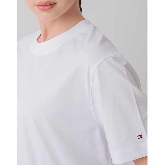 Product TOMMY HILFIGER MDRN OUTLINE FLAG C-NK TEE base image