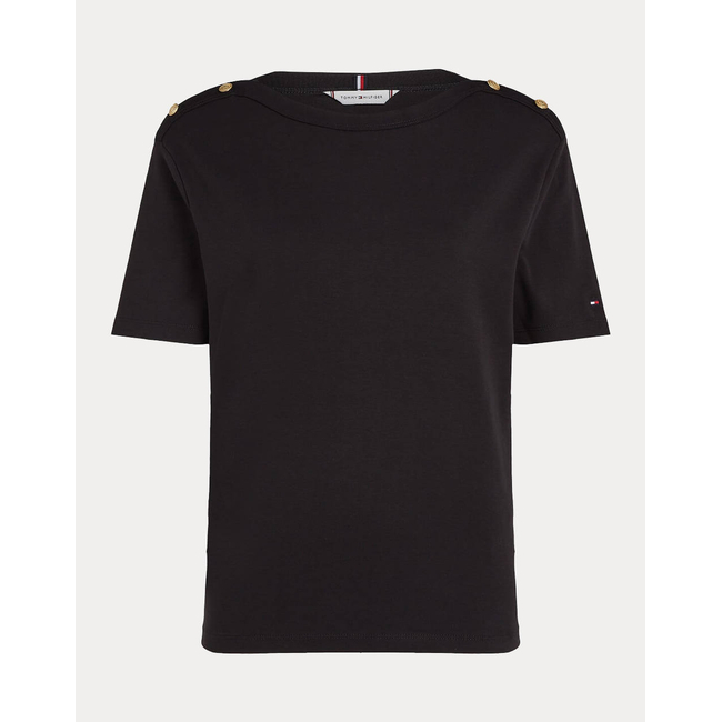 Product TOMMY HILFIGER REG STRIPE GOLD BTN C-NK SS base image