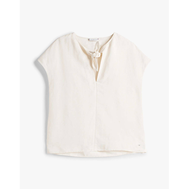 Product TOMMY HILFIGER LINEN VIS KNOT TIE S/S shirt base image
