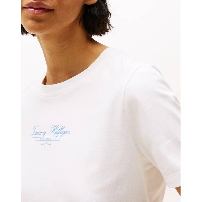 Product TOMMY HILFIGER REG SCRIPT C-NK TEE SS base image