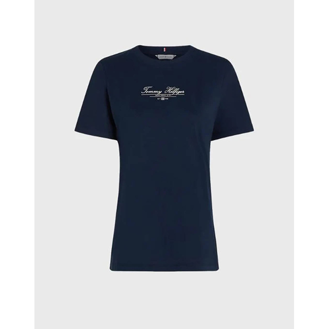 Product TOMMY HILFIGER REG SCRIPT C-NK TEE SS base image