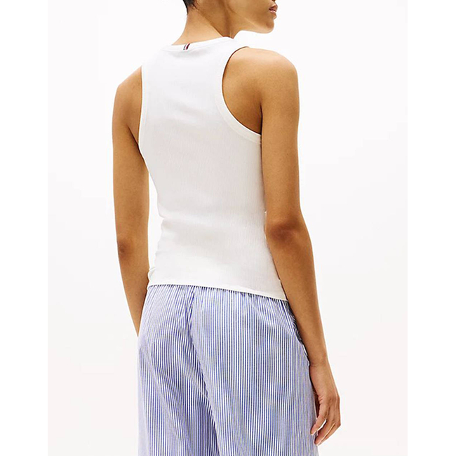 Product TOMMY HILFIGER SLIM 5X2 RIB TANK TOP NS base image