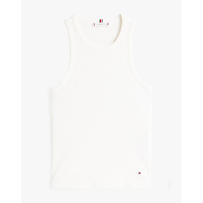 Product TOMMY HILFIGER SLIM 5X2 RIB TANK TOP NS base image