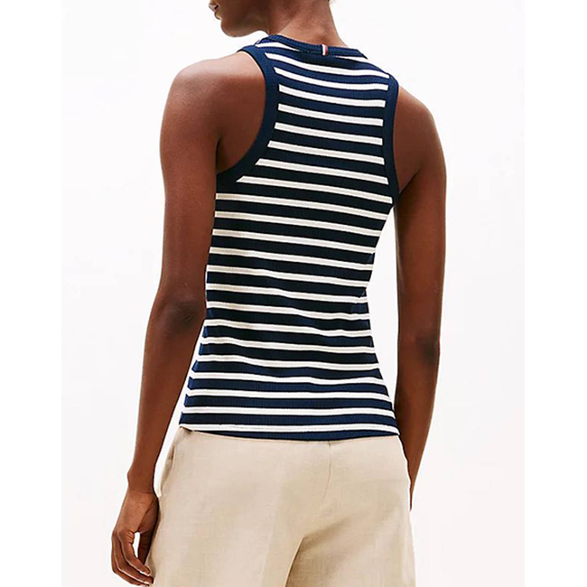 Product TOMMY HILFIGER SLIM 5X2 RIB TANK TOP NS base image