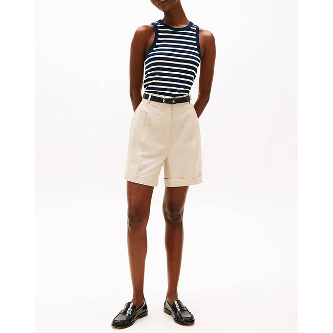 Product TOMMY HILFIGER SLIM 5X2 RIB TANK TOP NS base image