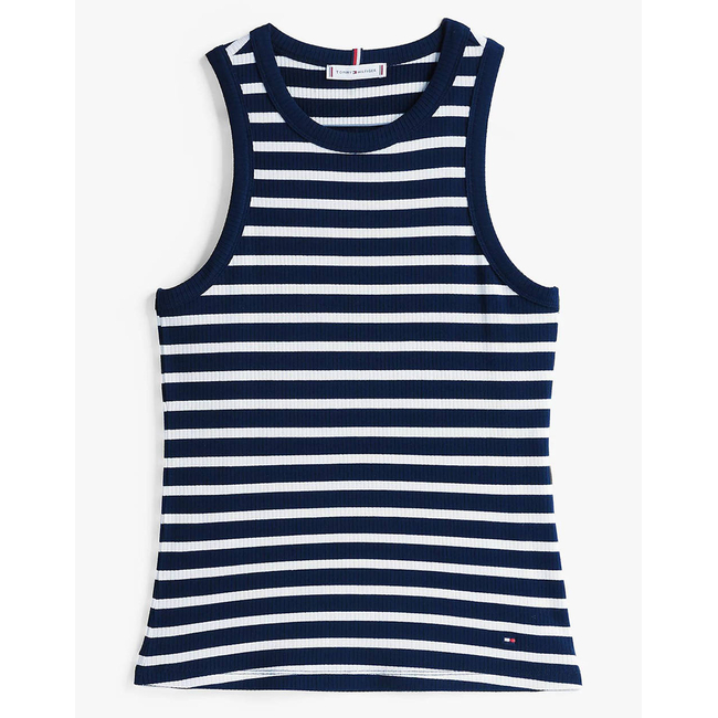 Product TOMMY HILFIGER SLIM 5X2 RIB TANK TOP NS base image