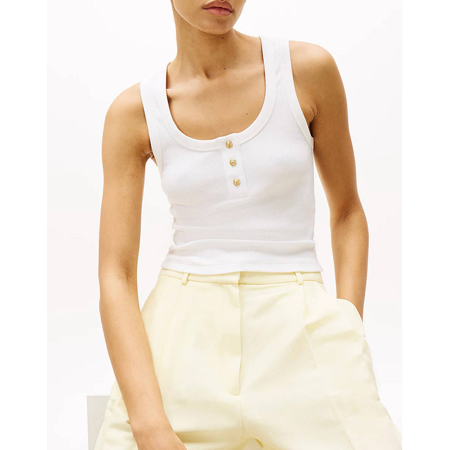 Product TOMMY HILFIGER SLIM HENLEY GB SCOOP-NK TANK TOP base image