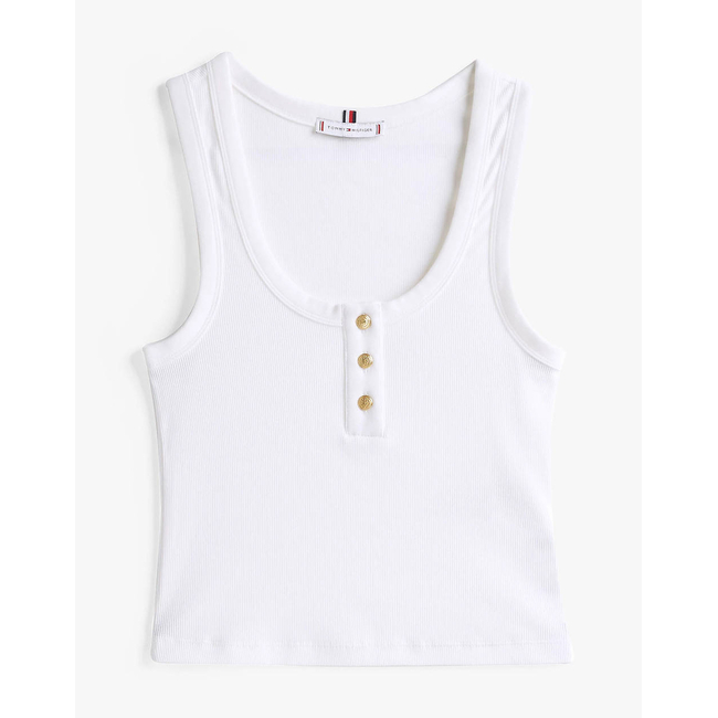 Product TOMMY HILFIGER SLIM HENLEY GB SCOOP-NK TANK TOP base image