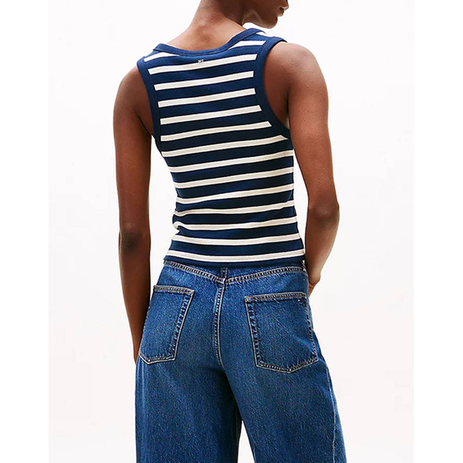 Product TOMMY HILFIGER SLIM HENLEY GB SCOOP-NK TANK TOP base image