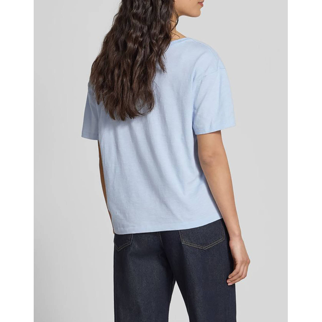 Product TOMMY HILFIGER SLUB CROP V-NK SS base image