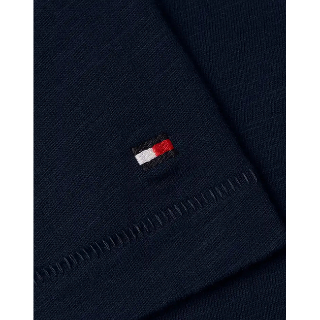 Product TOMMY HILFIGER SLUB CROP V-NK SS base image