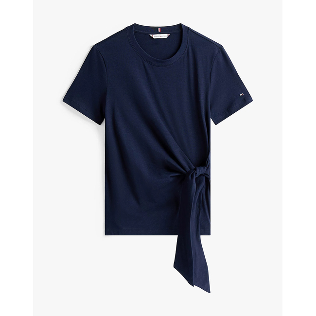 Product TOMMY HILFIGER KNOT BOAT-NK SS TEE base image