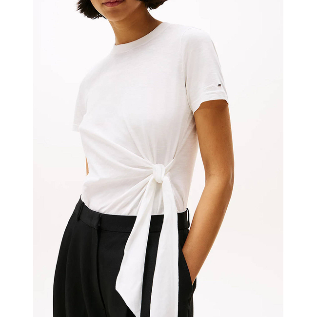 Product TOMMY HILFIGER KNOT BOAT-NK SS TEE base image
