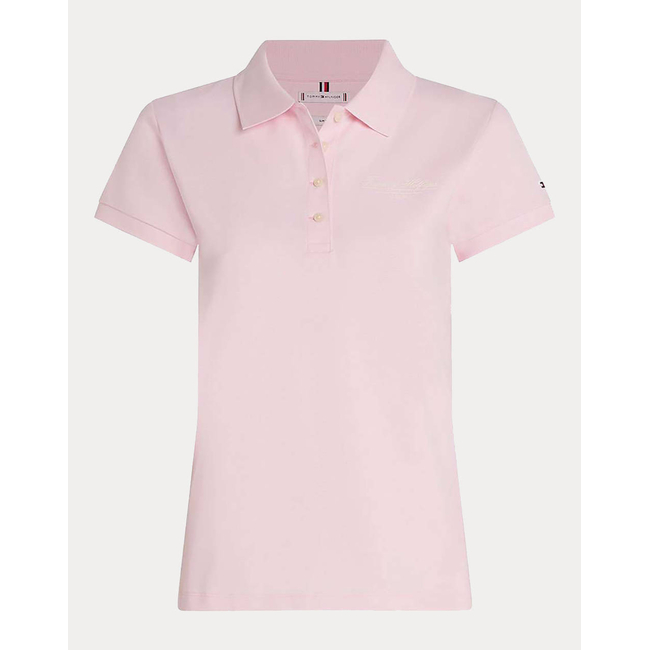 Product TOMMY HILFIGER SLIM SCRIPT POLO SS base image