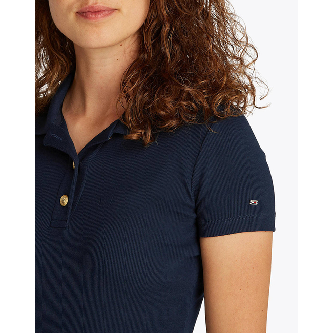 Product TOMMY HILFIGER SLIM GOLD BUTTON POLO SS base image