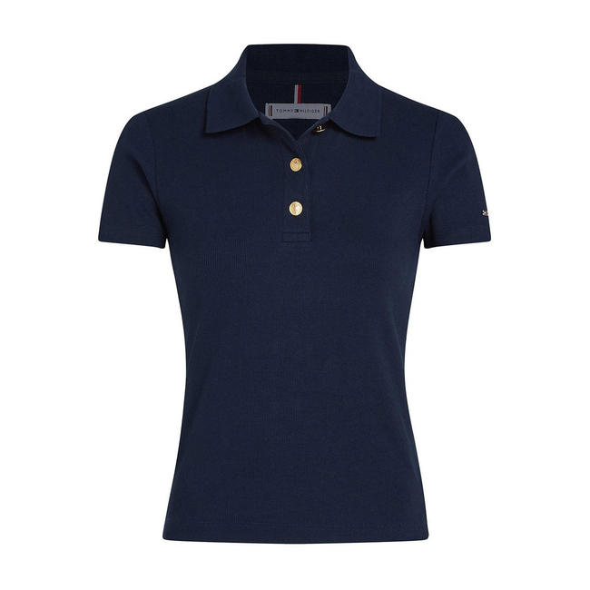 Product TOMMY HILFIGER SLIM GOLD BUTTON POLO SS base image