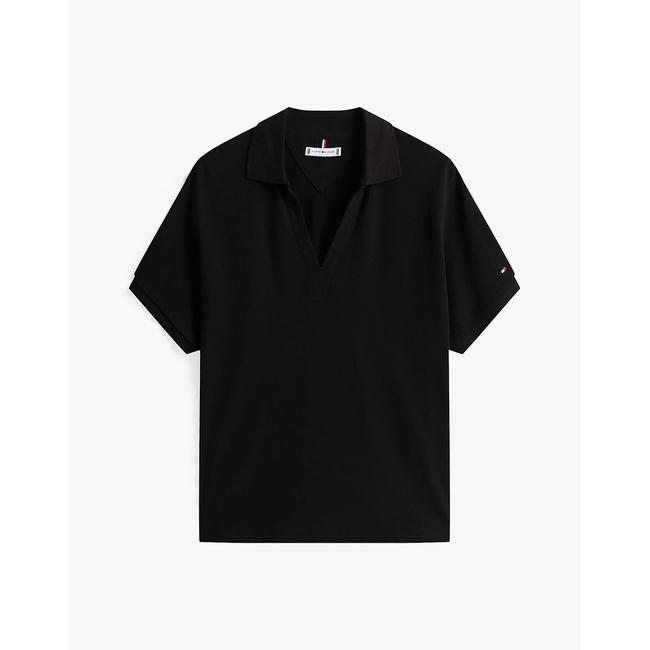 Product TOMMY HILFIGER LYOCELL OPEN-NK RELAXED POLO SS base image