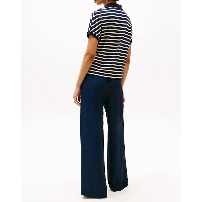 Product TOMMY HILFIGER LYOCELL OPEN-NK RELAXED POLO SS base image