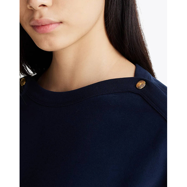Product TOMMY HILFIGER GOLD BTN BOAT-NK SWTSHRT base image
