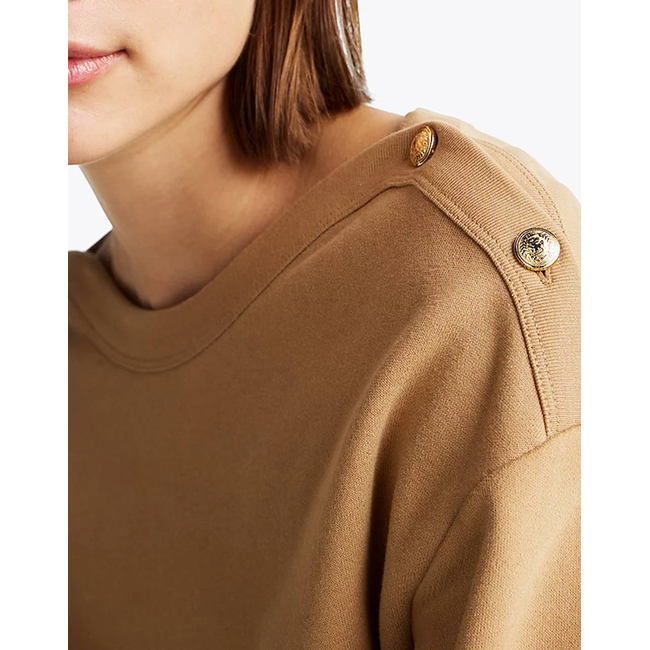 Product TOMMY HILFIGER GOLD BTN BOAT-NK SWTSHRT base image